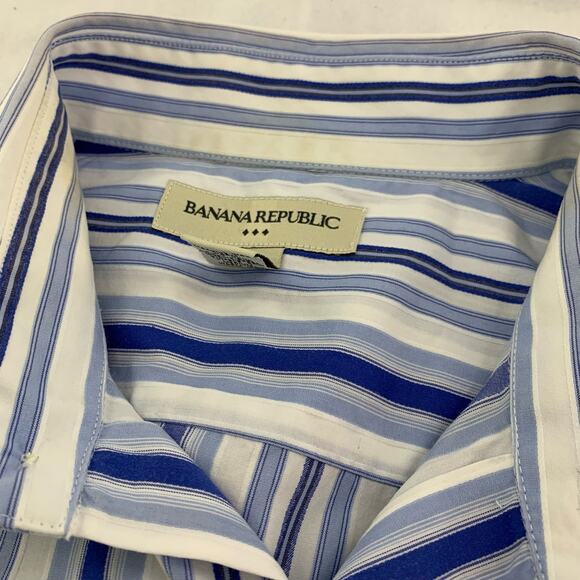 Banana Republic Men’s Long Sleeve Button Down Casual Shirt Size L - Picture 4 of 7